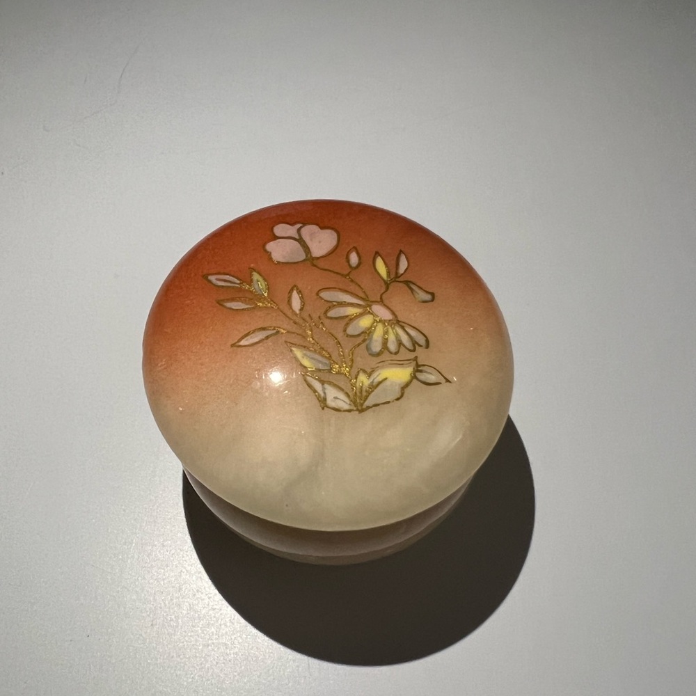 Floral Gradient Trinket Box